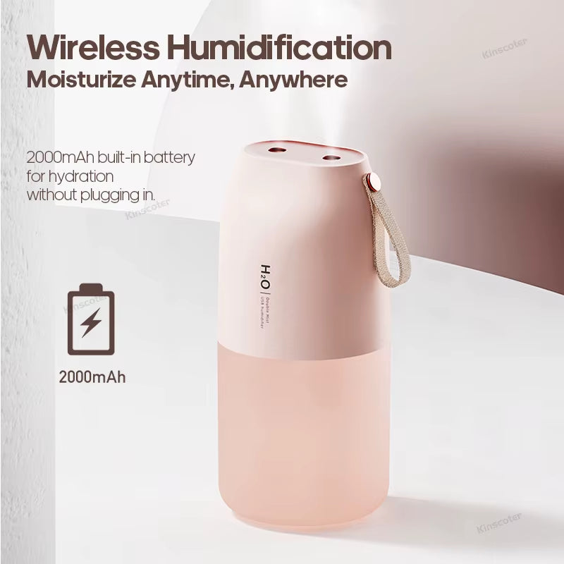 Portable Double Mist Air Humidifier 