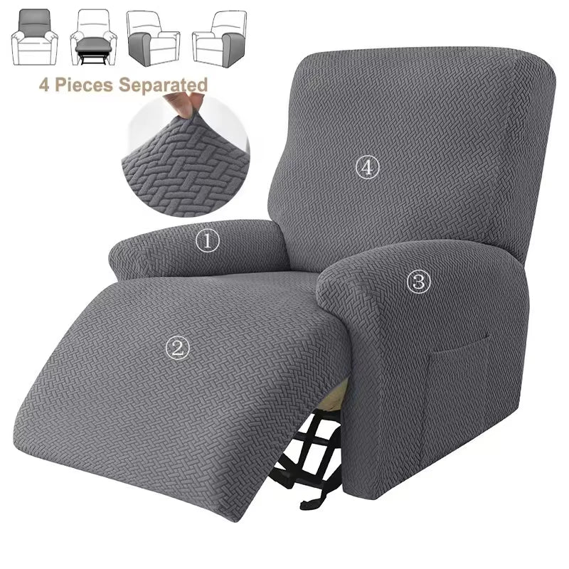 Recliner Waterproof Sofa Cover 1/2/3/4 Seaters