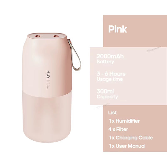 Portable Double Mist Air Humidifier 