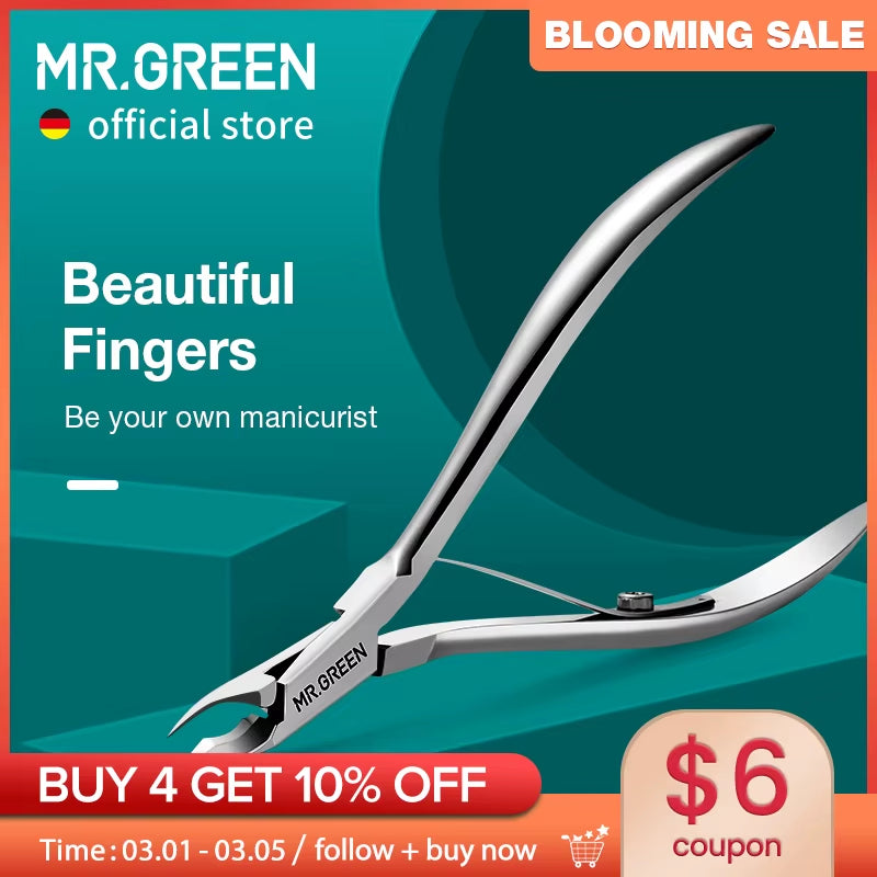 Nail Cuticle Nipper Manicure Scissors Stainless Steel 