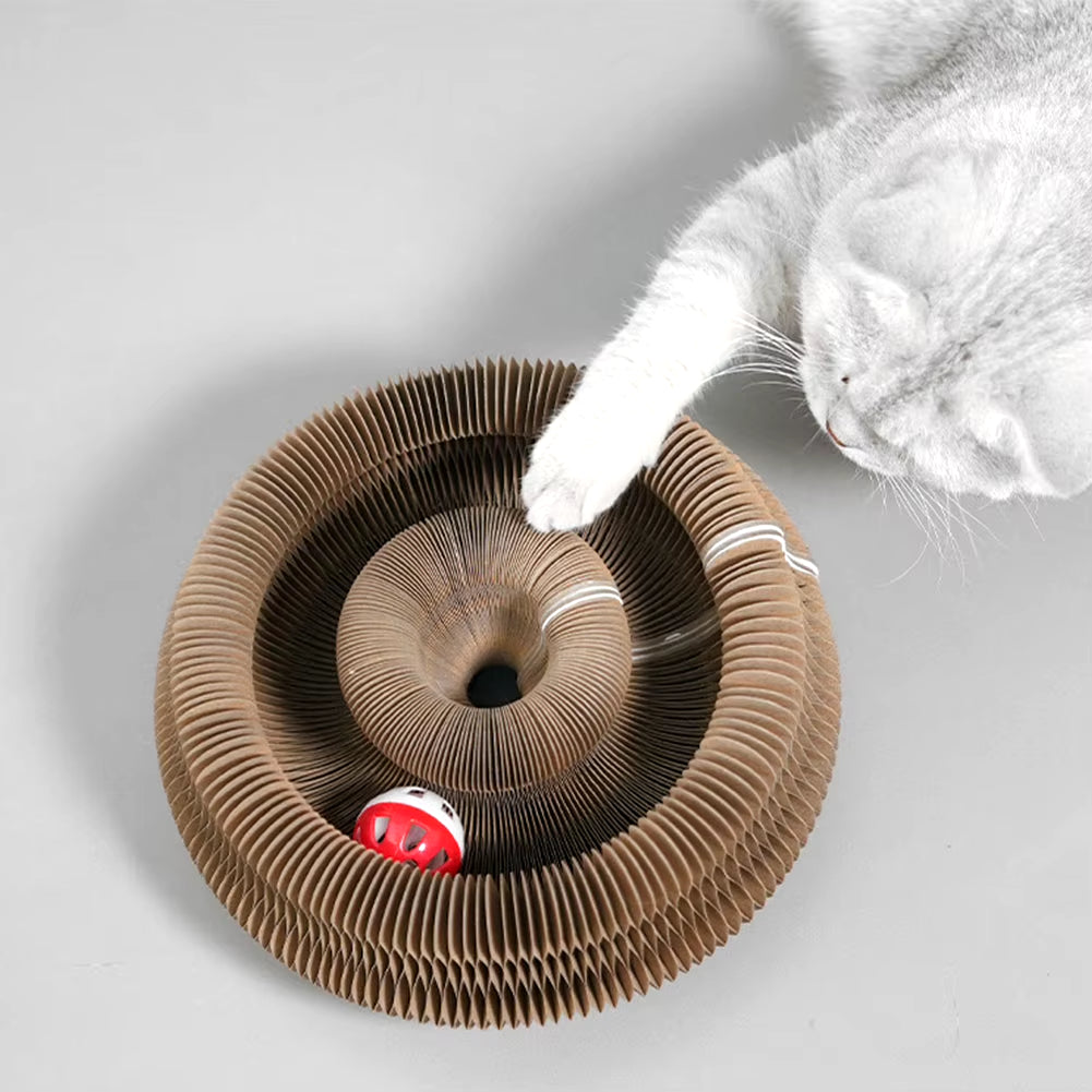 Cat Scratching Board Interactive Scratcher Cat 