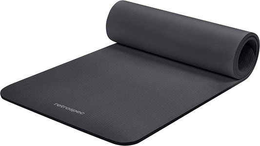 Non Slip Exercise Mat for Yoga, Pilates, Stretching, Floor & Fitness Workouts